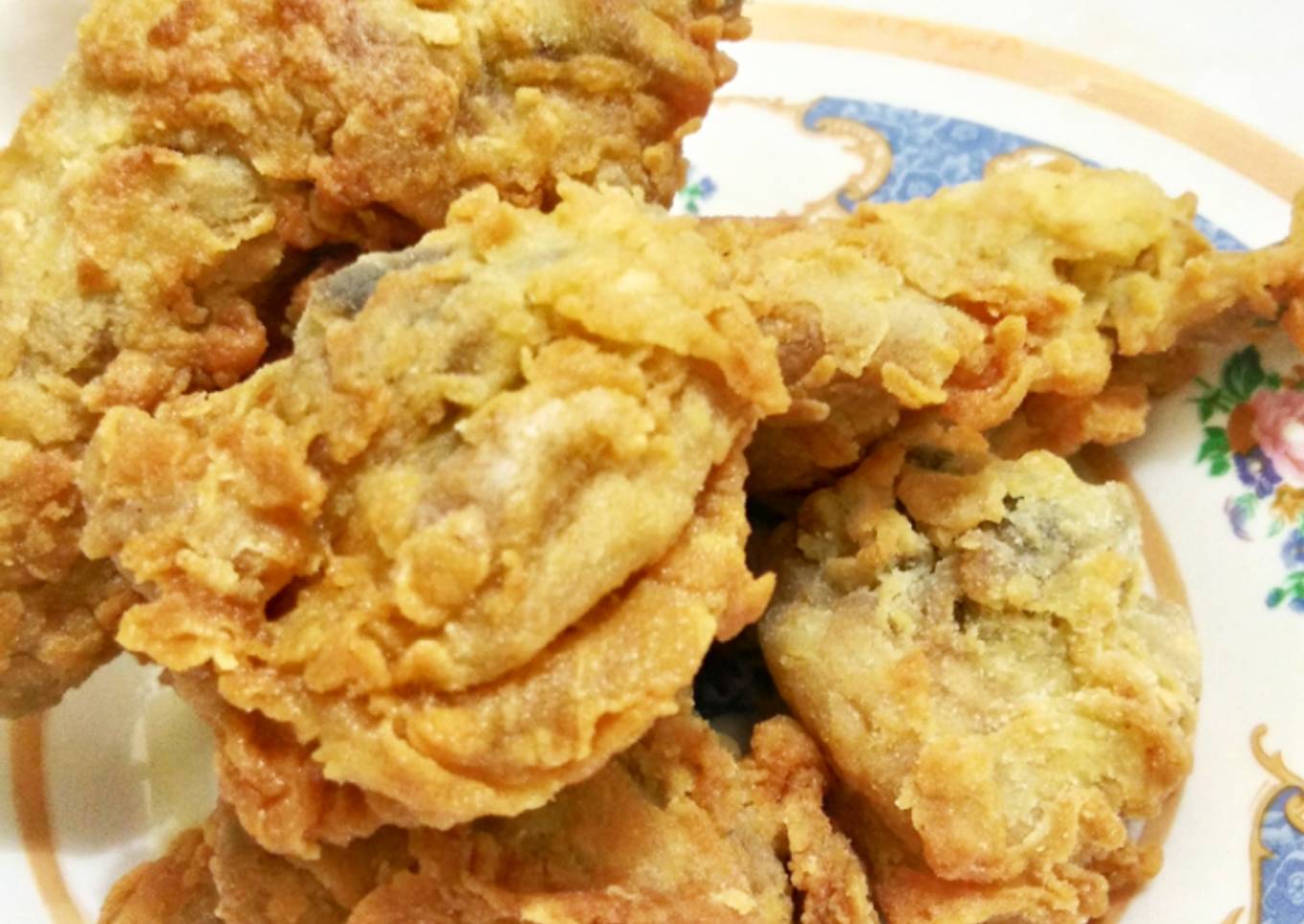Ayam goreng Kentucky with crunchy wings