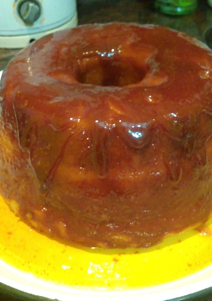 Una foto de Budin de pan casero!!