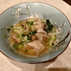 A picture of Shrimp Wonton Soup.