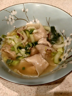 A picture of Shrimp Wonton Soup.
