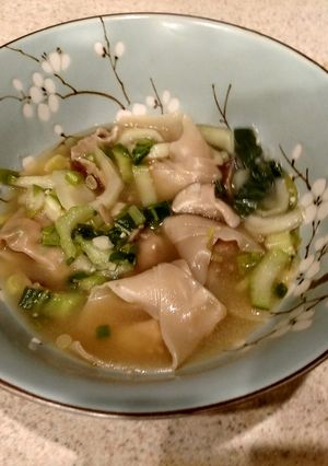 A picture of Shrimp Wonton Soup.