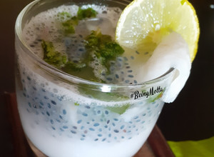 A picture of Tender coconut lemonade / mojito.