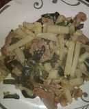 Guisado de papas y algunas verduras