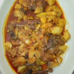 A picture of Sweet potatoes porridge.