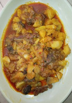 A picture of Sweet potatoes porridge.