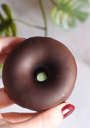Una foto de Mini donuts de moniato i xocolata