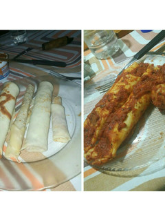 Una foto de Panqueques para canelones o dulce de leche