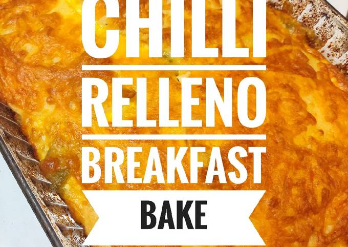 Steps to Prepare Homemade Chilli Relleno Breakfast Bake 🌶️