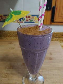 Una foto de Batido de Arándanos