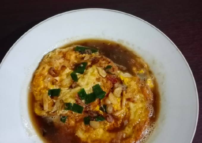 Resep Telur Mata Sapi Kuah Kecap Oleh Ummu Zain Cookpad