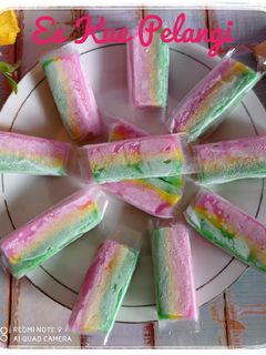Foto resep Es Kue Pelangi (Es Gabus Hun Kwee)