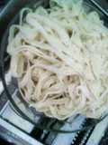 Fresh mie homemade kenyal