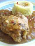 Pollo con castañas al estilo Mari