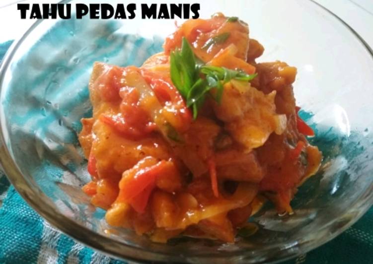 Langkah mengolah Tahu Pedas Manis Lezat