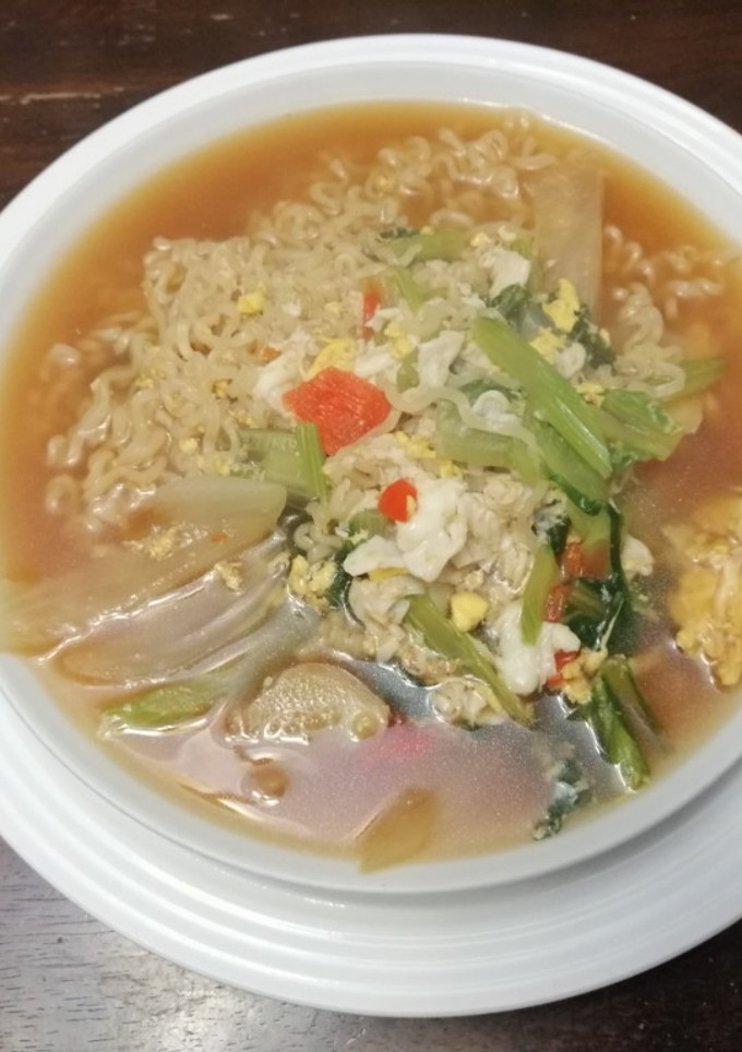 Una foto de Ramen de Pescado