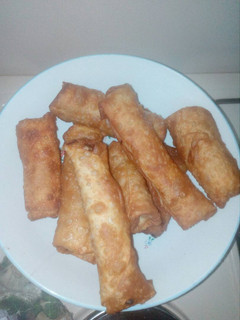 A picture of Spring rolls.