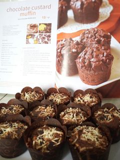 Foto resep Choco Custard Muffin