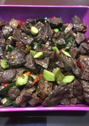 Foto resep Paru cabe ijo
