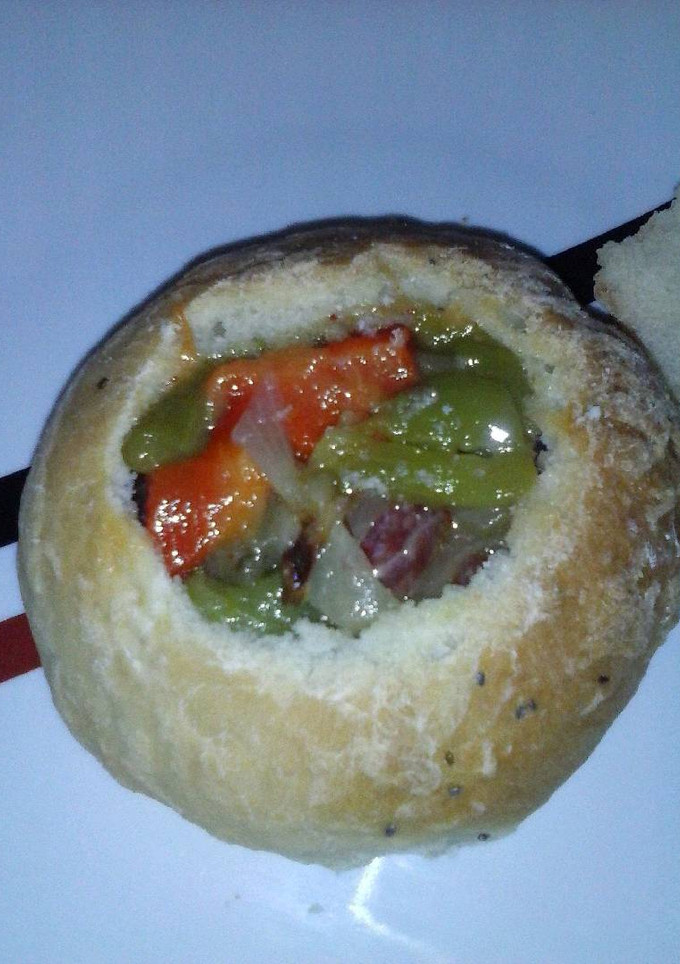Una foto de Clocha o pan relleno