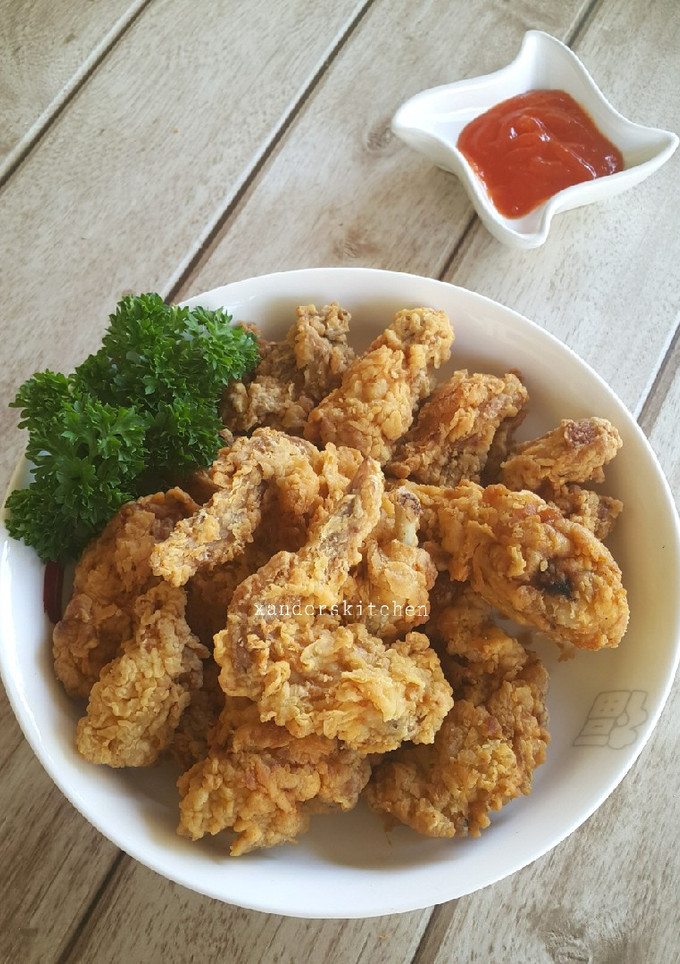 Foto resep Ayam goreng tepung...the best ‼️ No ribet, crispy nya awet dan tidak keras 👍🏻