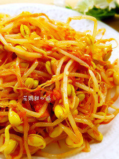 韓式涼拌黃豆芽(十分鐘快速上菜) 的食譜成品照片