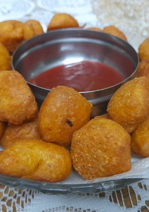 A picture of Moong dal ki mangodiya.