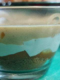 Una foto de Copa Turrón y caramelo salado