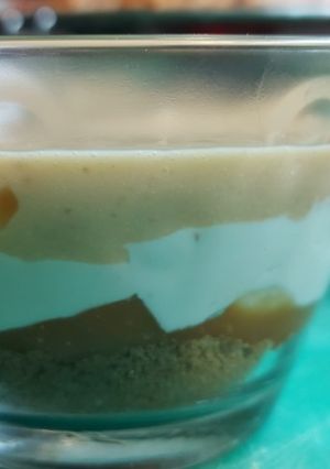 Una foto de Copa Turrón y caramelo salado