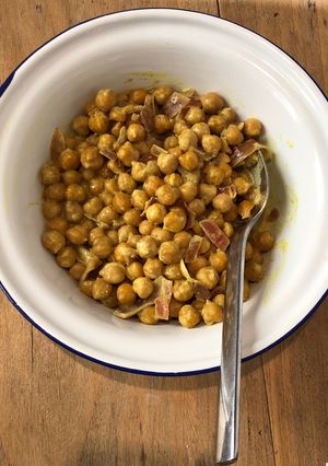 Une photo de Pois chiches à l’indienne