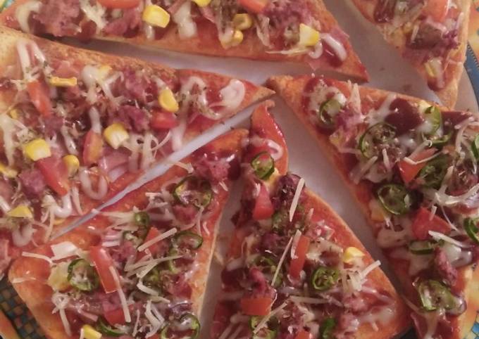 Resep Pizza Roti Tawar Murah Meriah Dan Enak Oleh Anita Nit Nit Cookpad