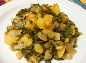 Foto principal de Acelgas con patatas rehogadas al pimentón
