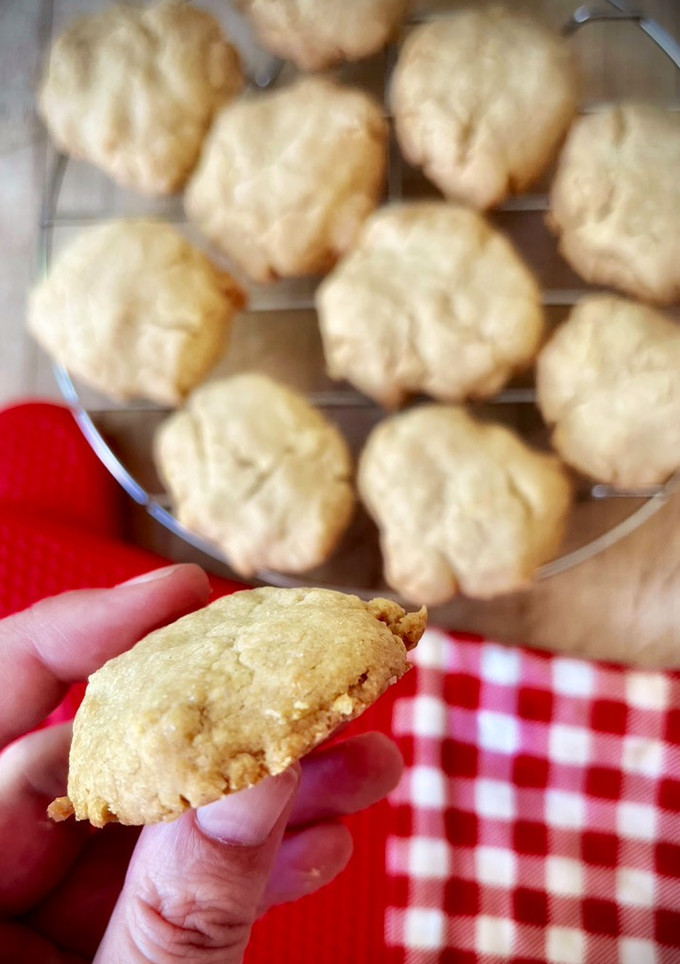 Una foto de Galletas de vainilla (sin huevo) (en airfryer)