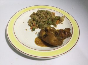 Una foto de Pollo al lemon grass (vietnamita)