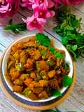 Sweet and Sour Green Pumpkin curry - Pumpkin ki Khatti Meethi sabji