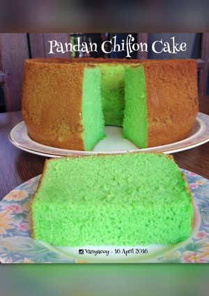 Foto resep Pandan Chiffon Cake