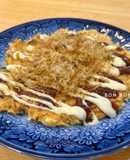 Bánh xèo Nhật Bản Okonomiyaki (Tôm, cá ngừ)