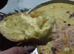 Una foto de Sopa paraguaya de sémola