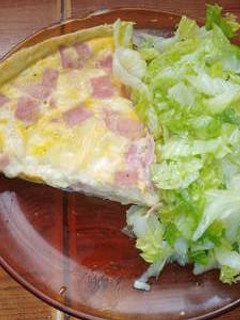 Una foto de Tarta de jamón y queso