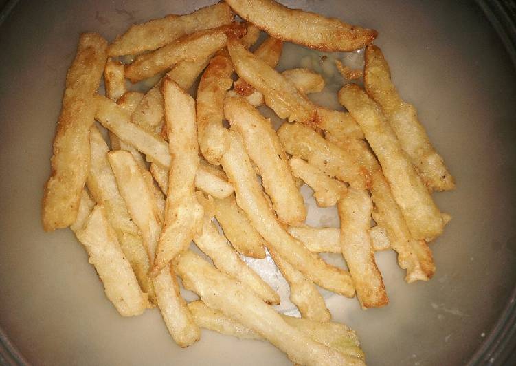 Resep Kentang Goreng Crispy ala Kfc ala Mcd / French Fries, Sempurna