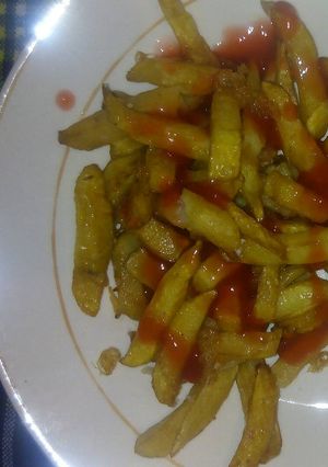 A picture of French fries.