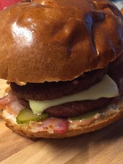 Retro burger 🍔 recept fotója
