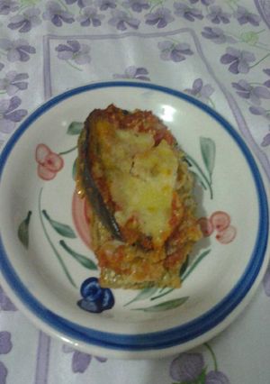 Una foto de Pasticho de berenjena