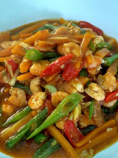 Foto resep Udang sayur asam manis pedas