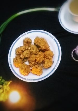 A picture of Chicken pakora's.