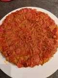 Tarte tatin Aubergine Tomates Chorizo