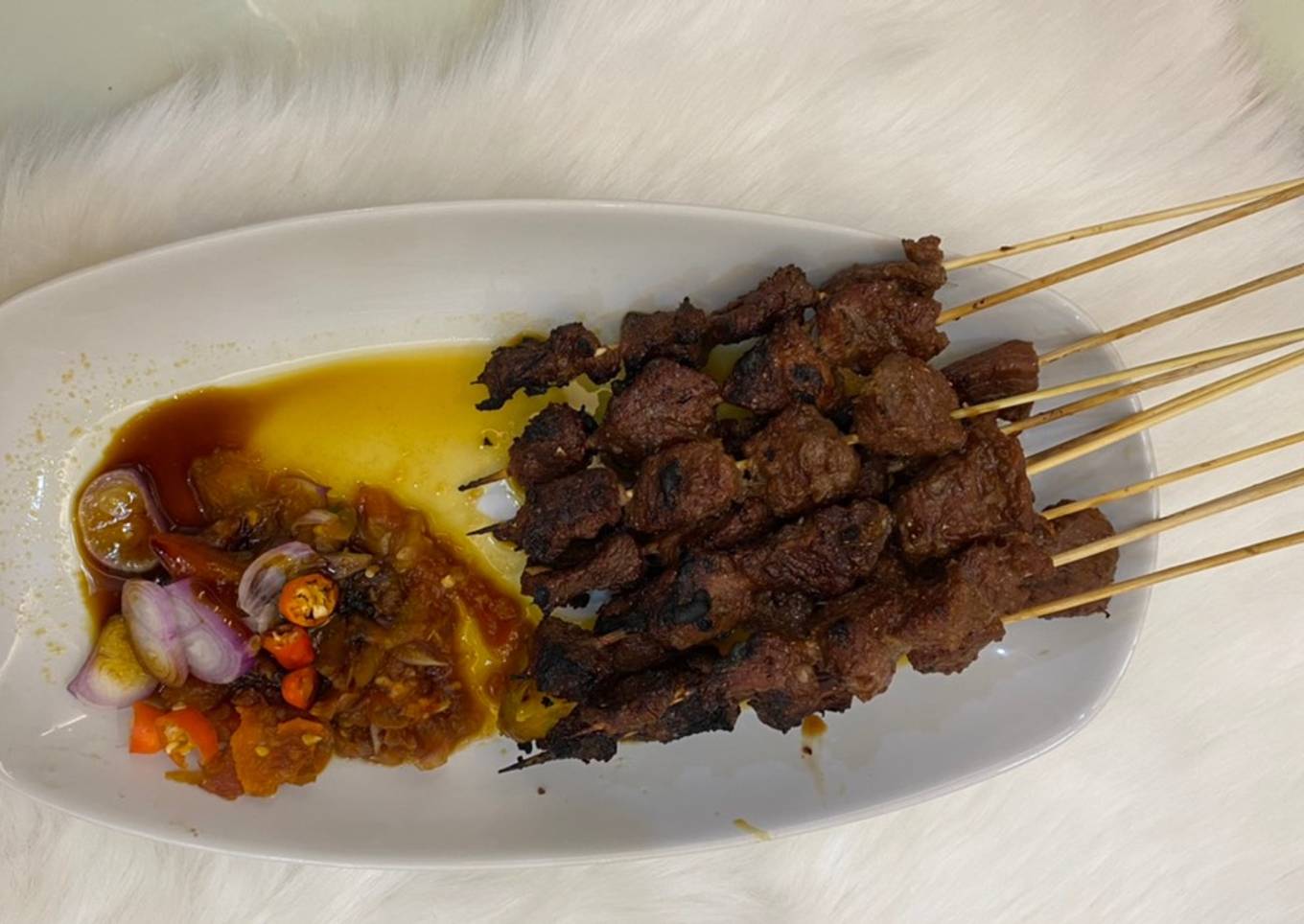 Resep Sate Sapi Bumbu Ketumbar