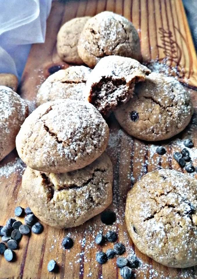 Кукурудзяно-горіхове печиво з шоколадними краплями🍪