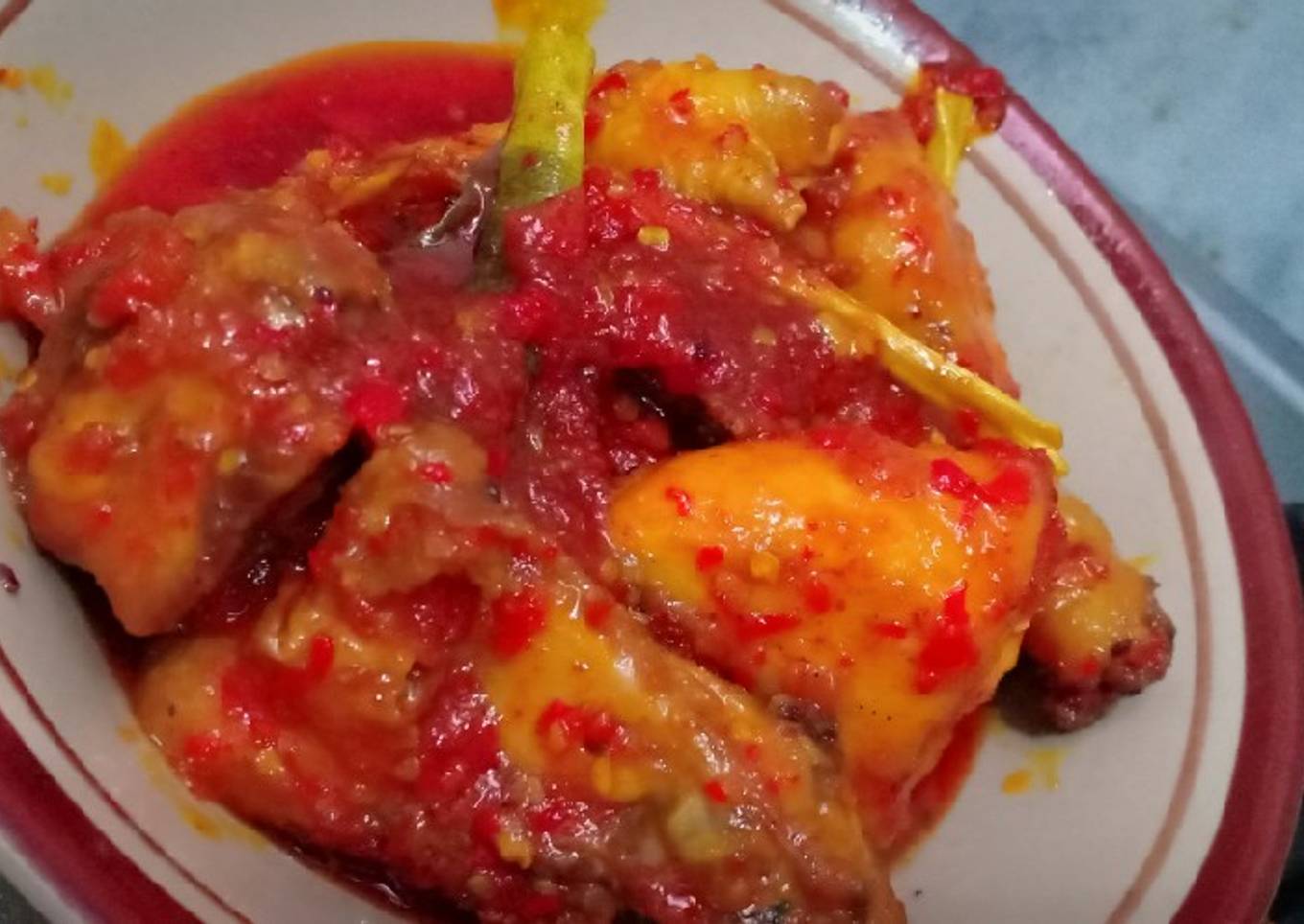 Ayam balado pedas