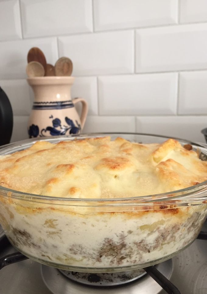 Görög rakott burgonya recept fotója