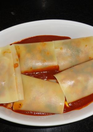 A picture of Lasagna Rolls.